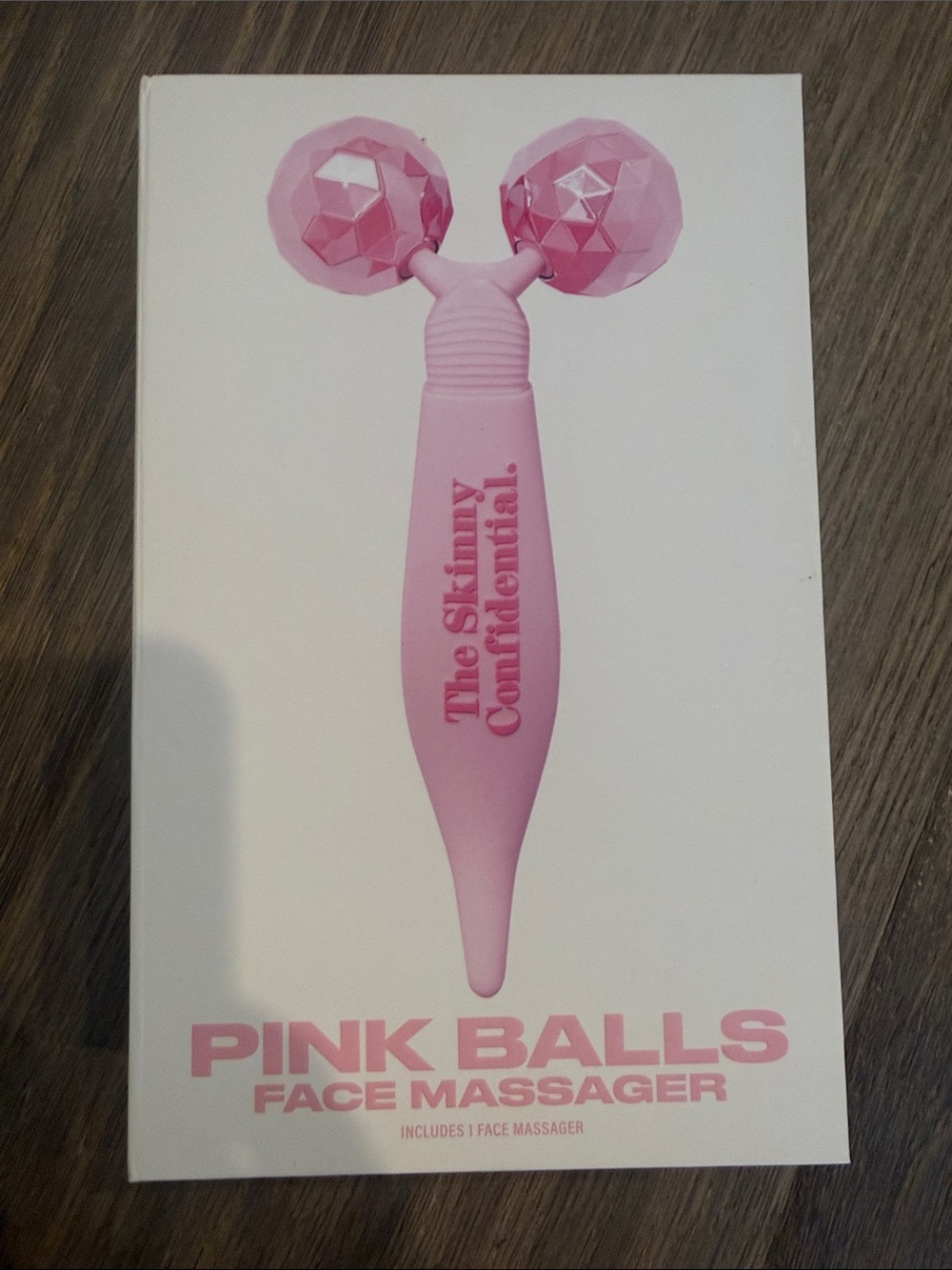 The Skinny Confidential Pink Balls Face Massager - Pink